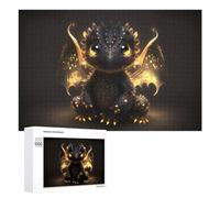 Puzzle 1000 PCS pour Adolescents Magical Baby Dragon Artwork Puzzles pour Adultes Jeu Familial Course De Vitesse Manuelle Cadeaux Anti-Stress 1000 PCS