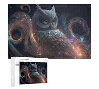 Puzzle 1000 PCS pour Adolescents Magical Celestial Owl Artwork Puzzles pour Adultes Jeu Familial Course De Vitesse Manuelle Cadeaux Anti-Stress 1000 PCS