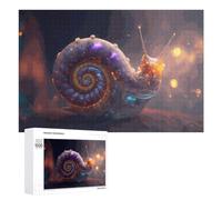 Puzzle 1000 PCS pour Adolescents Magical Glowing Snail Shell Puzzles pour Adultes Jeux De Détente Décoration Parfaite Interaction Parent-Enfant 1000 PCS