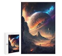 Puzzle 1000 PCS pour Adolescents Mars The Red Planet Puzzle Adulte Jeu Manuel Décoration Intérieure Cadeaux Uniques pour Anniversaire Et Noël 1000 PCS