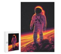 Puzzle 1000 PCS pour Adolescents Minimalistic Astronaut Puzzles pour Adultes Jeux Relaxants Décoration Intérieure Cadeaux Uniques pour Anniversaire Et Noël 1000 PCS