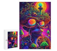 Puzzle 1000 PCS pour Adolescents Mushroom Dreamscape Puzzle pour Adultes, Jouet, Décoration Murale, Améliore La Mémoire, Aide À Exercer Le Cerveau 1000 PCS