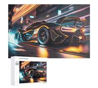 Puzzle 1000 PCS pour Adolescents Neon Racing Dreams Puzzle pour Adultes Jeu De Réflexion, Analyse Et Logique, Idéal comme Cadeau 1000 PCS