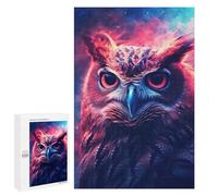 Puzzle 1000 PCS pour Adolescents Owl Night Galaxy Puzzle pour Adultes Jouets Anti-Stress Difficile Idéal comme Cadeau 1000 PCS