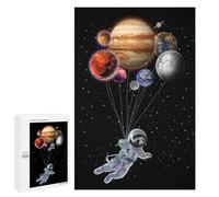 Puzzle 1000 PCS pour Adolescents Panda and Planet Balloon Puzzle Adulte Jeu Manuel Décoration Intérieure Cadeaux Uniques pour Anniversaire Et Noël 1000 PCS