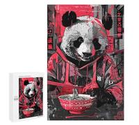 Puzzle 1000 PCS pour Adolescents Panda Ramen Japanese Street Art Jeux De Puzzle Relaxants, Défi Difficile, Cadeaux Uniques pour Anniversaire Et Noël 1000 PCS
