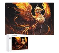 Puzzle 1000 PCS pour Adolescents Phoenix Rise Fiery Legend Puzzles pour Adultes Jeu Familial Course De Vitesse Manuelle Cadeaux Anti-Stress 1000 PCS