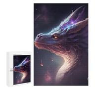 Puzzle 1000 PCS pour Adolescents Pink Space Dragon Puzzle Adulte Jeu Manuel Décoration Intérieure Cadeaux Uniques pour Anniversaire Et Noël 1000 PCS