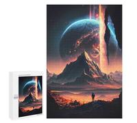Puzzle 1000 PCS pour Adolescents Planetary Aurora Adventure Puzzle Adulte Jeu Manuel Décoration Intérieure Cadeaux Uniques pour Anniversaire Et Noël 1000 PCS