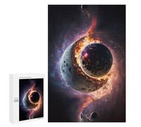 Puzzle 1000 PCS pour Adolescents Planetary Convergence Cosmic Dance Puzzle Jeux De Famille Assemblage De Motifs Cadeaux Uniques pour Anniversaire Et Noël 1000 PCS