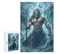Puzzle 1000 PCS pour Adolescents Poseidon Puzzles pour Adultes Jeux De Détente Décoration Intérieure Cadeaux Uniques pour Anniversaire Et Noël 1000 PCS