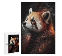 Puzzle 1000 PCS pour Adolescents Red Panda Galaxy Art Print -2 Puzzles pour Adultes : Améliorent La Mémoire, Difficiles Et Stimulants, Cadeaux De Noël Et d'anniversaire 1000 PCS