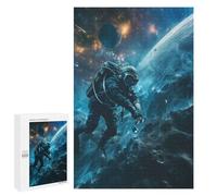 Puzzle 1000 PCS pour Adolescents Scuba Diver in Space Puzzles pour Adultes Jeu Familial Décoration Intérieure pour Anniversaire, Noël 1000 PCS