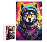 Puzzle 1000 PCS pour Adolescents Space Wolf Adventure Gear Puzzles pour Adultes : Améliorent La Mémoire, Difficiles Et Stimulants, Cadeaux De Noël Et d'anniversaire 1000 PCS