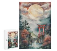 Puzzle 1000 PCS pour Adolescents Torii Gate Japan Puzzle Adulte Set Pratique Cadeau D'anniversaire Cadeau Cadeau Cadeau D'anniversaire, Cadeaux, 1000 PCS