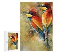 Puzzle 1000 PCS pour Adolescents Watercolor Birds Casse-têtes pour Adolescents Analyse Et Logique Interaction Parent-Enfant Jeux Stimulants Jouets 1000 PCS