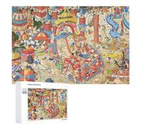 Puzzle 1000 PCS pour Adolescents Welcome to The Beach Party! Puzzle pour Adultes Jeu De Réflexion, Analyse Et Logique, Idéal comme Cadeau 1000 PCS