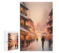 Puzzle 1000 PCS pour Adolescents Winter Warmth Puzzles pour Adultes Jeu Familial Décoration Intérieure pour Anniversaire, Noël 1000 PCS