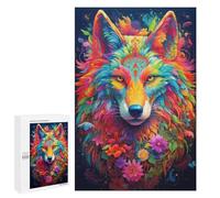 Puzzle 1000 PCS pour Adolescents Wolf Art Series Style 15 Casse-têtes pour Adultes Jeux Relaxants Analyse Et Logique Interaction Parent-Enfant 1000 PCS