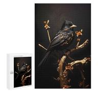 Puzzle 1000 PCS pour Adultes Black and Gold Sparrow 02 Puzzle Casse-tête Jeu De Réflexion Difficile Offrez-Le en Cadeau À Toute La Famille 1000 PCS