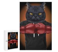 Puzzle 1000 PCS pour Adultes Boxer Black Cat Puzzle pour Adultes Jeux Relaxants Découpe De Précision Idéal comme Cadeau pour Toute La Famille 1000 PCS