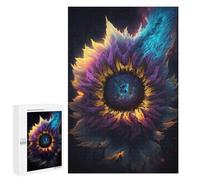 Puzzle 1000 PCS pour Adultes Cosmic Sunflower Bloom-9 Puzzle Casse-tête Jeu De Réflexion Difficile Offrez-Le en Cadeau À Toute La Famille 1000 PCS