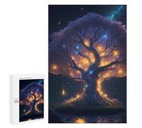 Puzzle 1000 PCS pour Adultes Enchanted Glowing Tree Puzzle pour Adultes, Jouet, Décoration Murale, Cadeau Anti-Stress 1000 PCS