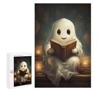 Puzzle 1000 PCS pour Adultes Ghost Reading Book Puzzle Casse-tête Jeu De Réflexion Difficile Offrez-Le en Cadeau À Toute La Famille 1000 PCS