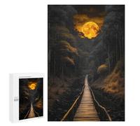 Puzzle 1000 PCS pour Adultes Moonlit Bridge Puzzle pour Adultes Jeux Amusants Analyse Et Logique Cadeaux d'anniversaire Et Cadeaux Uniques 1000 PCS