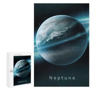 Puzzle 1000 PCS pour Adultes Planet Neptune in Space Puzzles pour Adultes - Jouets À Monter Soi-même, Amusants Et Humoristiques pour Un Anniversaire Ou Noël 1000 PCS