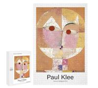 Puzzle 1000 PCS pour Adultes Senecio by Paul Klee Puzzle Casse-tête Jeu De Réflexion Difficile Offrez-Le en Cadeau À Toute La Famille 1000 PCS