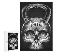 Puzzle 1000 PCS pour Adultes Skull Kettlebell Puzzle Casse-tête Jeu De Réflexion Difficile Offrez-Le en Cadeau À Toute La Famille 1000 PCS