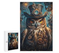 Puzzle 1000 PCS pour Adultes Steampunk Owl Animal Puzzles pour Adultes - Jouets À Monter Soi-même, Amusants Et Humoristiques pour Un Anniversaire Ou Noël 1000 PCS