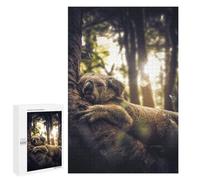 Puzzle 1000 PCS pour Adultes The Sleeping Koala Puzzle pour Adultes Jeux Relaxants Découpe De Précision Idéal comme Cadeau pour Toute La Famille 1000 PCS