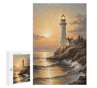 Puzzle 1000 PCS Pour Les Adolescents Majestic Gold Lighthouse Puzzle Pour Adultes Jouets DIY Analyse Et Logique Comme Cadeaux Pour Toute La Famille 1000 PCS
