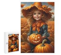 Puzzle 1000 PCS Pumpkin Patch Halloween Costume Puzzles pour Adolescents Course De Vitesse Manuelle Activités Amusantes À La Maison Jeu Stimulant Et Jeu en Famille 1000 PCS
