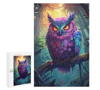 Puzzle 1000 PCS Rainbow Owl Forest Puzzle pour Adolescents Améliorez Votre Mémoire Entraînez Votre Cerveau Et Vos Mains Jouets Addictifs pour Cultiver La Patience 1000 PCS