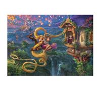 Schmidt-Spiele Puzzle Thomas Kinkade Disney Dreams Collection – Raiponce Enchevêtrée d'Amour