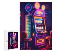 Puzzle 1000 PCS Retro Gamble Machine Puzzles pour Adultes Jouets Anti-Stress Vacances À La Maison Tuer Le Temps Faire Travailler Le Cerveau 1000 PCS