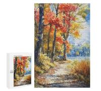 Puzzle 1000 PCS Riverside Blaze Puzzles pour Adultes, Jouet, Décoration Murale, Motif À Assembler, Idéal comme Cadeau pour Toute La Famille 1000 PCS