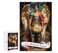 Puzzle 1000 PCS Saint Archangel Michael Puzzles pour Adultes, Jouet, Décoration Murale, Motif À Assembler, Idéal comme Cadeau pour Toute La Famille 1000 PCS
