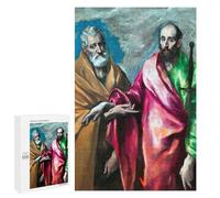 Puzzle 1000 PCS Saint Peter and Saint Paul Puzzles pour Adultes, Jouet, Décoration Murale, Motif À Assembler, Idéal comme Cadeau pour Toute La Famille 1000 PCS