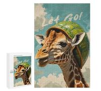 Puzzle 1000 PCS Shelled Giraffe Puzzles pour Adultes, Jouet, Décoration Murale, Cadeau d'anniversaire, Idéal pour Toute La Famille 1000 PCS