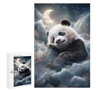 Puzzle 1000 PCS Sleeping Panda in Clouds -1 Puzzle pour Adolescents Améliorez Votre Mémoire Entraînez Votre Cerveau Et Vos Mains Jouets Addictifs pour Cultiver La Patience 1000 PCS