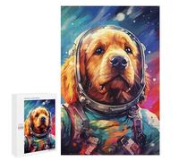 Puzzle 1000 PCS Space Dog Adventure -75 Puzzle pour Adolescents Améliorez Votre Mémoire Entraînez Votre Cerveau Et Vos Mains Jouets Addictifs pour Cultiver La Patience 1000 PCS