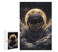 Puzzle 1000 PCS Space Explorer Astronaut in Clouds Puzzle pour Adolescents Améliorez Votre Mémoire Entraînez Votre Cerveau Et Vos Mains Jouets Addictifs pour Cultiver La Patience 1000 PCS