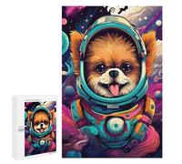 Puzzle 1000 PCS Space Pup Adventure-48 Puzzles pour Adolescents - Anti-Stress - Défi Éducatif - Idée Cadeau Et Anniversaire Unique 1000 PCS