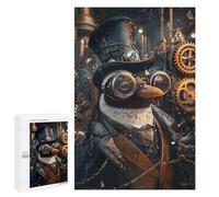 Puzzle 1000 PCS Steampunk Animal Penguin Puzzles pour Adultes, Jouet, Décoration Murale, Cadeau d'anniversaire, Idéal pour Toute La Famille 1000 PCS