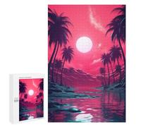 Puzzle 1000 PCS Surreal Synthwave Dreams Puzzles pour Adultes, Jouet, Décoration Murale, Cadeau d'anniversaire, Idéal pour Toute La Famille 1000 PCS
