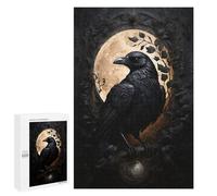 Puzzle 1000 PCS The Obsidian Crow Puzzles pour Adultes, Jouet, Décoration Murale, Cadeau d'anniversaire, Idéal pour Toute La Famille 1000 PCS